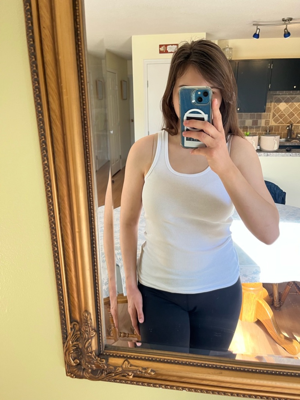 Tommy Hilfiger White Ribbed Tank Top - Women